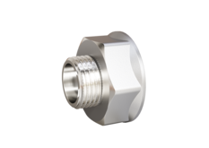 Переход LD Pride DN40х32 (1 1/2"ВР х 1 1/4"НР) латунь никель с биркой