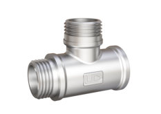 Тройник LD Pride DN15 (1/2") ВР/НР/НР латунь никель с биркой