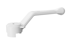 Рукоятка "Рычаг" (Белый) LD Pride для DN 15, 20