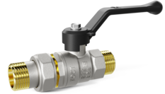 Кран шаровой латунный LD Pride 47.15.Н-ГШ.Р Ду 15 Ру 40 рычаг