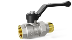 Кран шаровой латунный LD Pride 47.15.ГШ-В.Р исп 2 Ду 15 Ру 40 рычаг