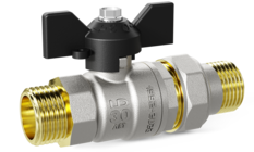 Кран шаровой латунный LD Pride 47.15.Н-ГШ.Б Ду 15 Ру 40 бабочка