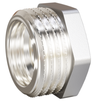 Футорка LD Pride DN20х15 (3/4"НР х 1/2" ВР) латунь никель