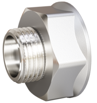 Переход LD Pride DN40х32 (1 1/2"ВР х 1 1/4"НР) латунь никель