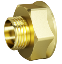 Переход LD Pride DN40х32 (1 1/2"ВР х 1 1/4"НР) латунь