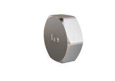 Заглушка LD Pride (на трубу) DN25 (1") ВР латунь никель