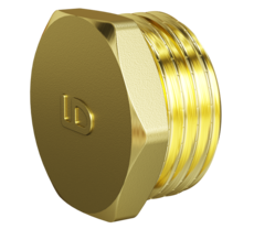 Пробка (в трубу) LD Pride DN25 (1") НР латунь