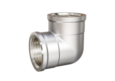 Угол 90 гр LD Pride DN32 (1 1/4") ВР/ВР латунь никель с биркой