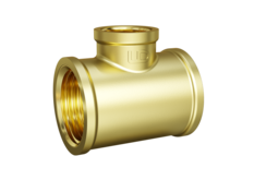 Тройник переходной LD Pride DN20х15х20 (3/4"ВР х 1/2"ВР х 3/4"ВР) латунь с биркой