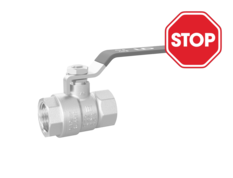 (СНЯТО С ПРОИЗВОДСТВА) Кран шаровой латунный LD Pride 47.40.В-В.Р Ду 40 Ру 25 рычаг стальной