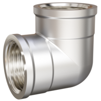 Угол 90 гр LD Pride DN32 (1 1/4") ВР/ВР латунь никель